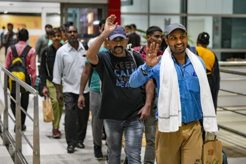19 Keralites evacuated from Sudan arrive at New Delhi