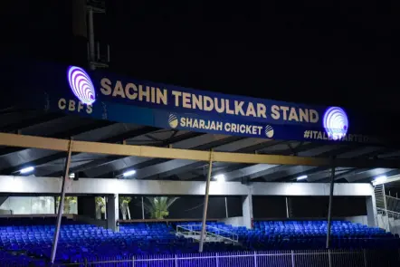 Sharjah Stadium names stand after Sachin Tendulkar