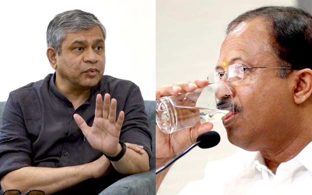 Aswhini Vaishnaw and V Muraleedharan | Photo: ANI, Mathrubhumi