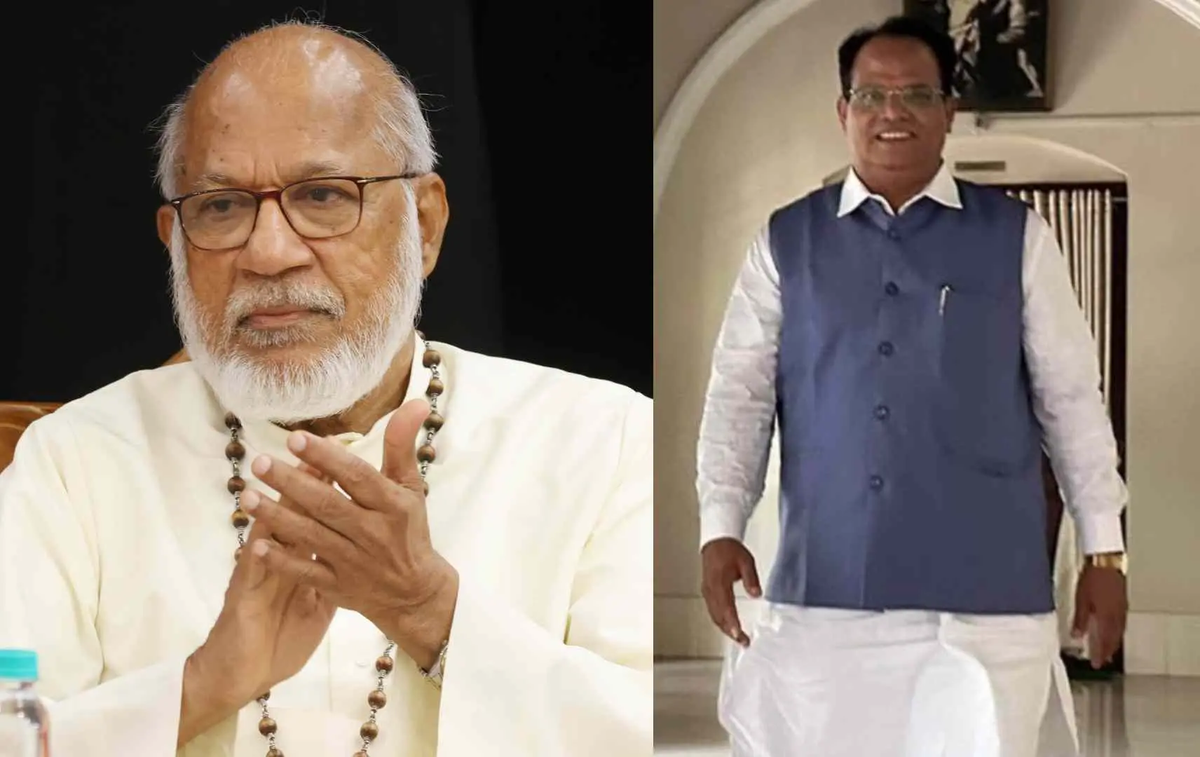 Cardinal Mar George Alencherry, John Barla | Photo: Mathrubhumi, https://twitter.com/johnbarlabjp