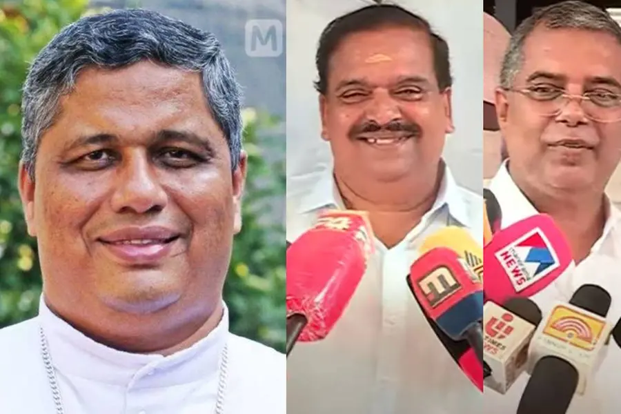 BJP leaders meet Thalassery bishop Pamplany on Easter day