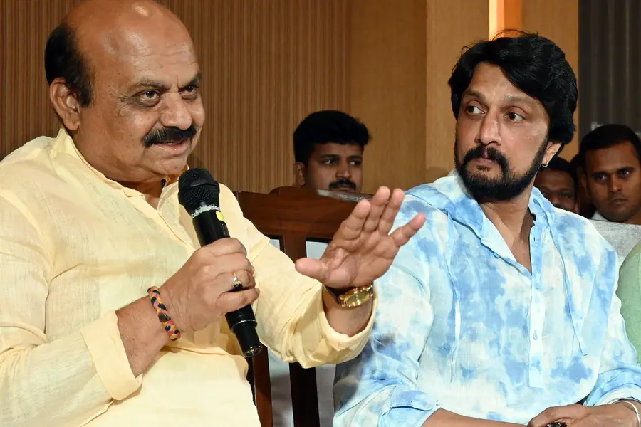 Standing with CM Bommai but not joining BJP, says 'Eega' star Kichcha Sudeep
