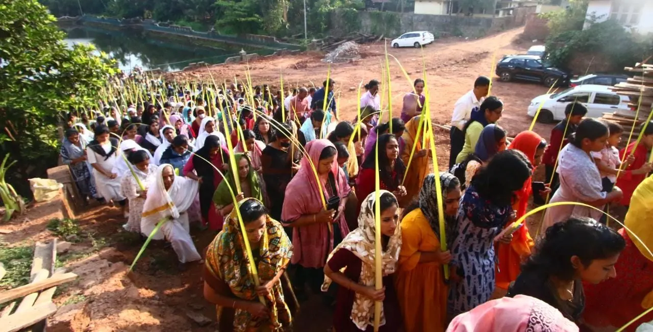 Palm Sunday procession in Kannur | Photo: Mathrubhumi