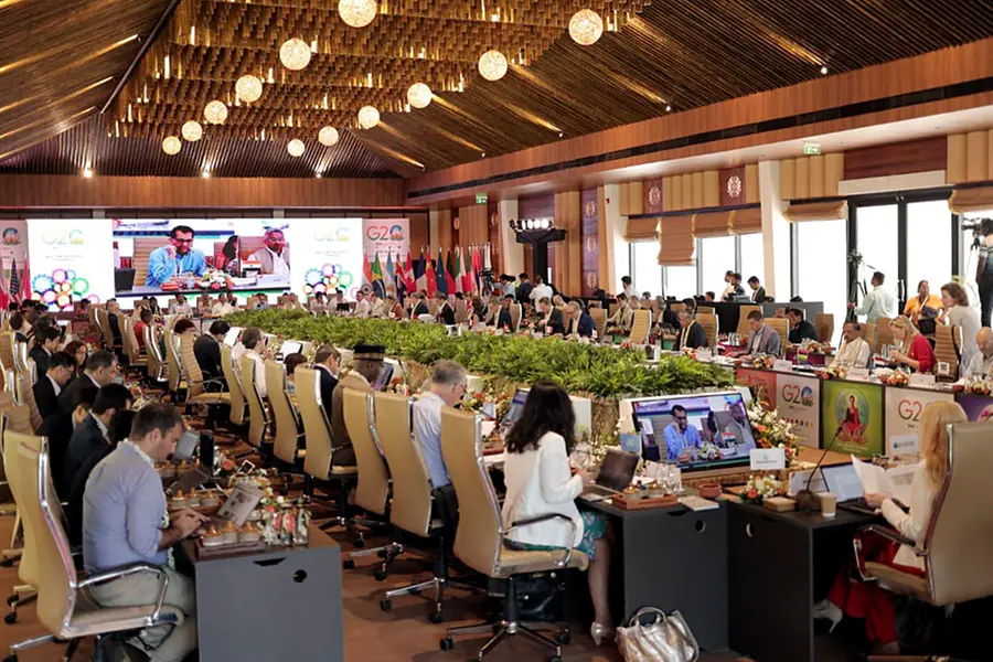 G20 Sherpas hold deliberations in traditional Kerala attire