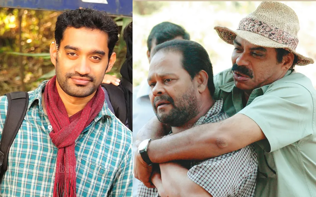 Annop Sathyan, Innocent and Sathyan Anthikkad | Photo: Mathrubhumi