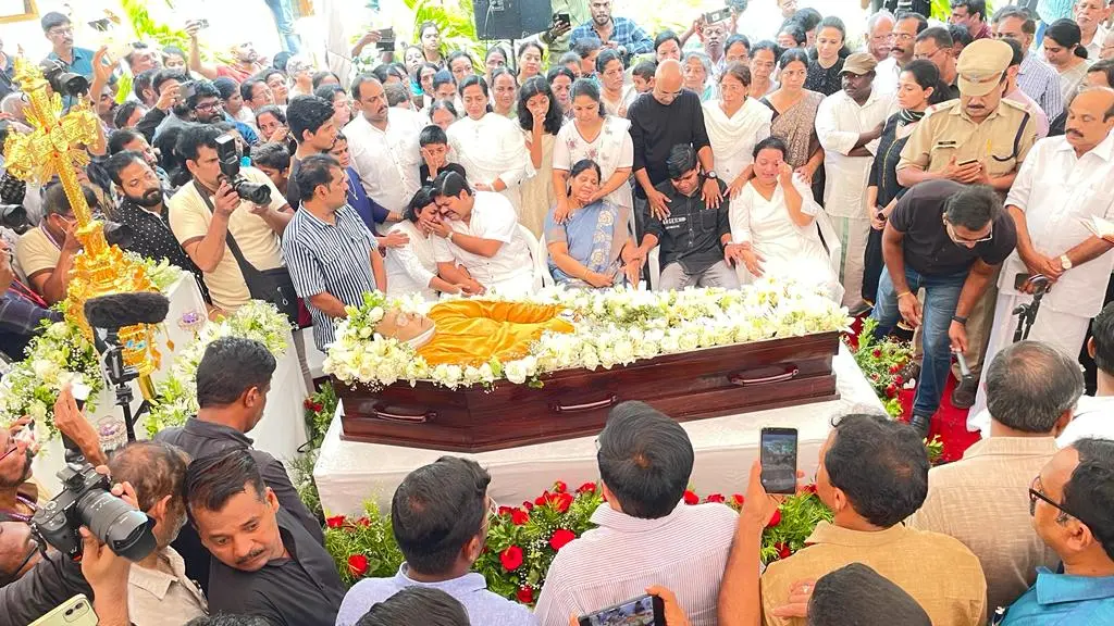 Innocent's funeral | Photo: Mathrubhumi