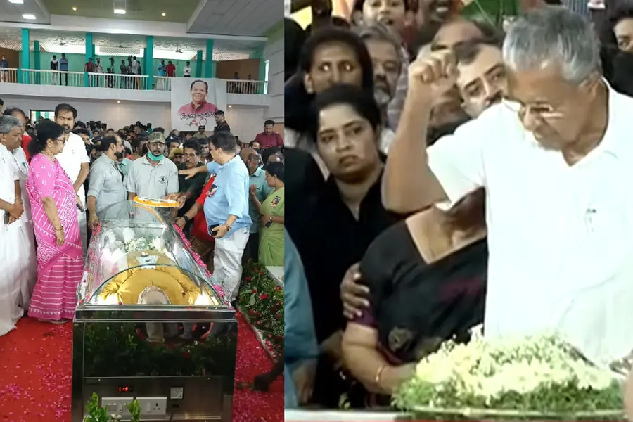 Mortal remains of actor Innocent brought to Irinjalakuda, CM Pinarayi pays homage