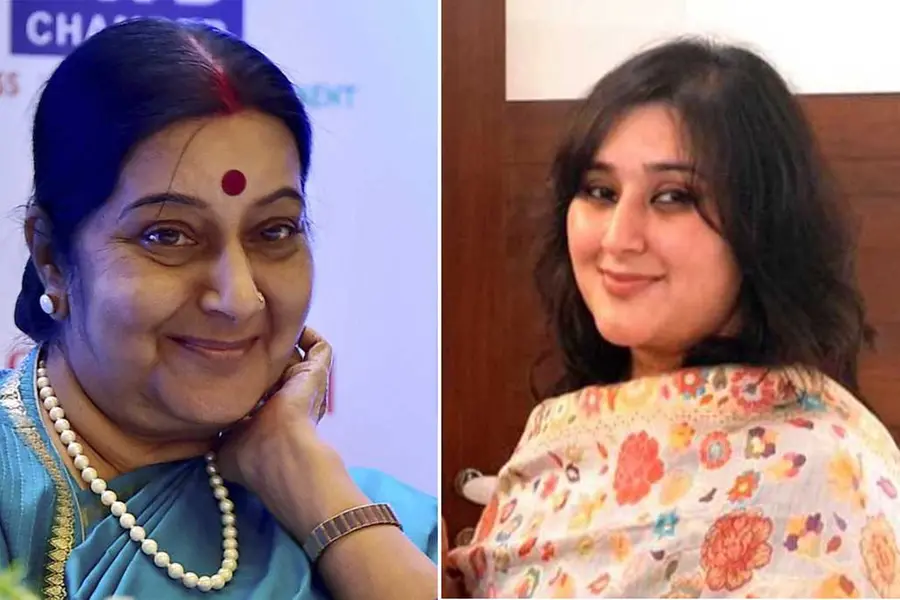 സുഷമ സ്വരാജിന്റെ മകള് രാഷ്ട്രീയത്തിലേക്ക്; ഡല്ഹി BJP ലീഗല്സെല് കോ-കണ്വീനറായി നിയമിച്ചു