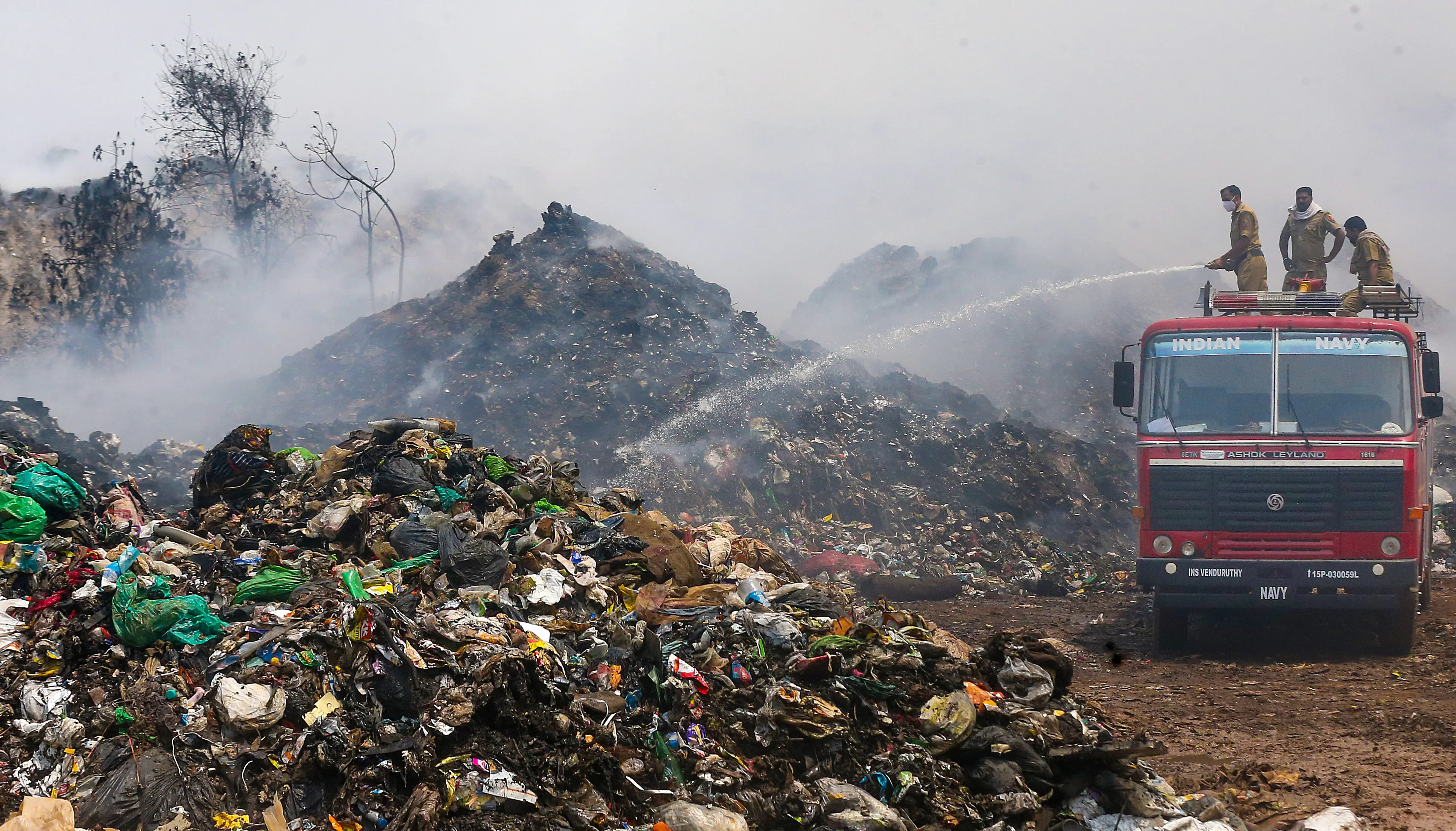Brahmapuram waste plant | Photo: Aji VK/ Mathrubhumi