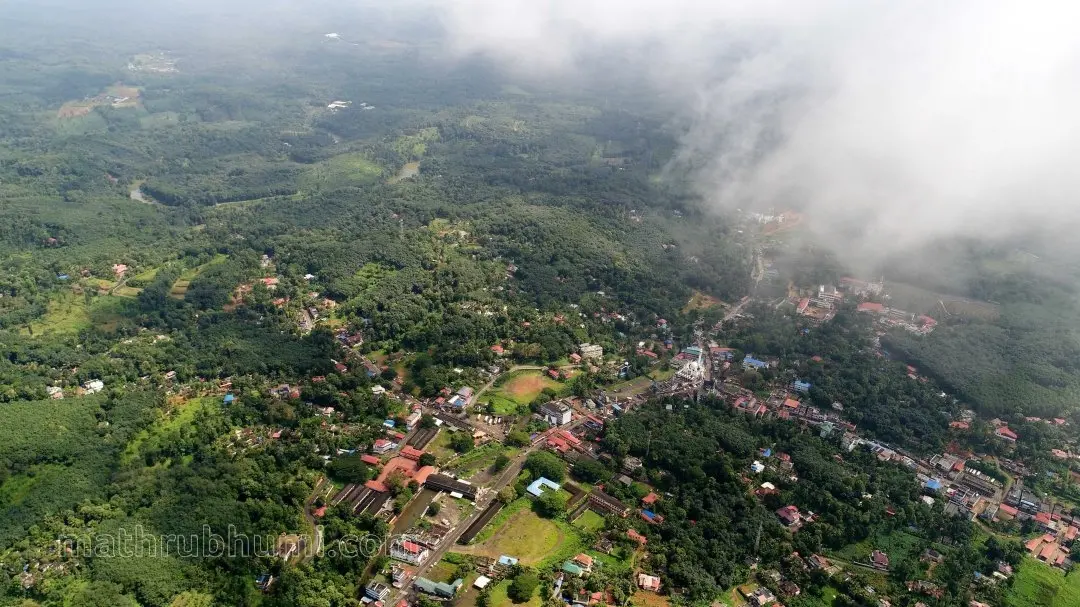 Aerial view of the proposed Sabarimala airport | Photo: Mathrubhumi
