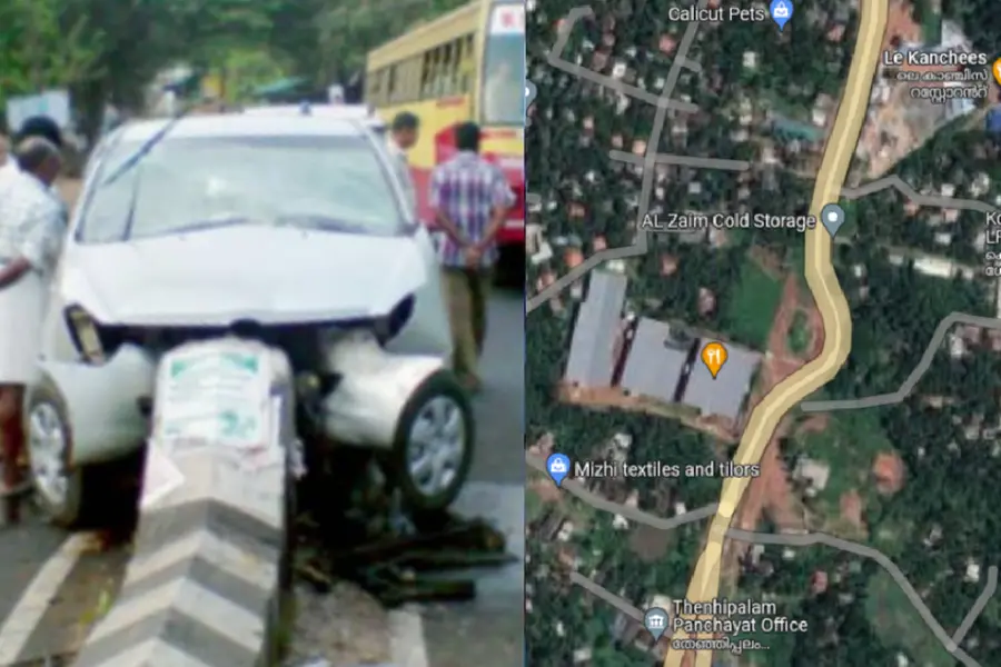 Curve, divider at Panambra in Kozhikode which almost cost actor Jagathy his life soon to be history