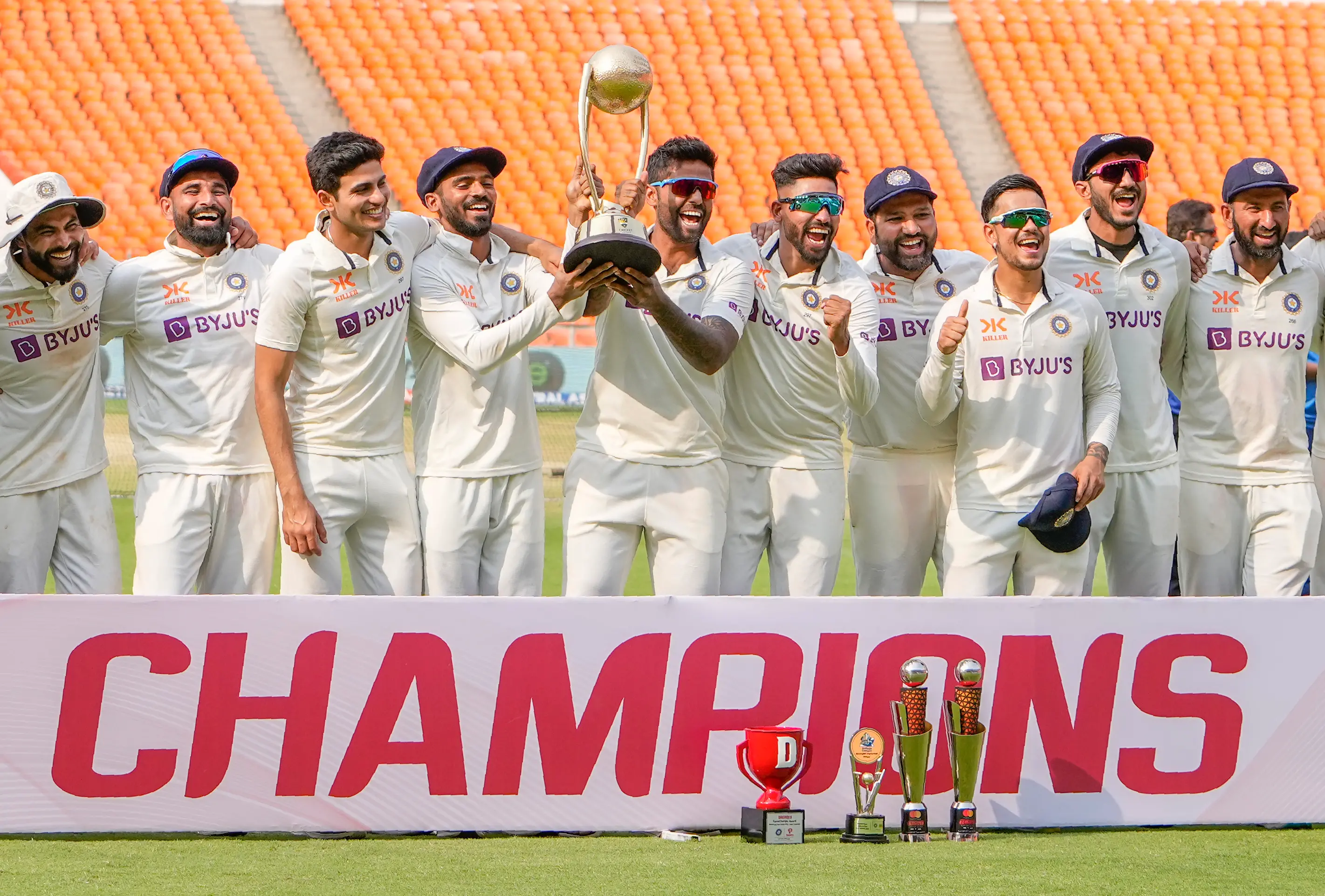 India wins Border–Gavaskar test cricket series | Photo: AP