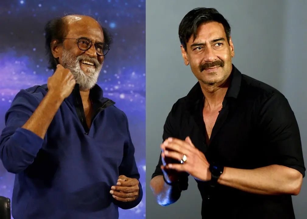 Rajinikanth, Ajay Devgn | Photo: Mathrubhumi, PTI