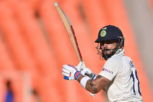 Virat Kohli plays a shot | AFP