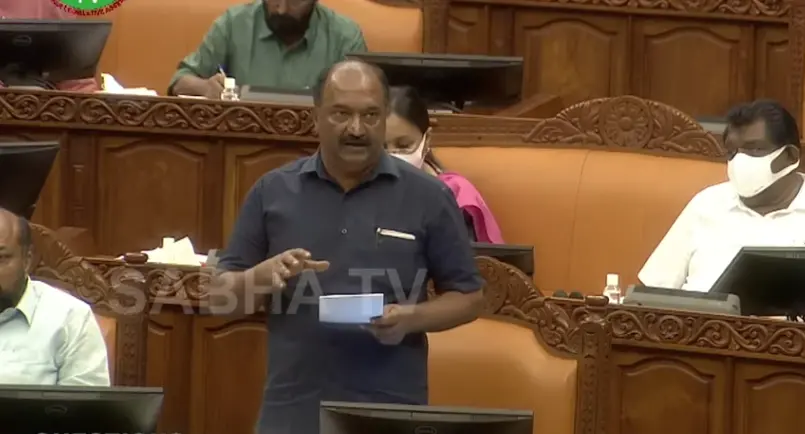KN Balagopal speaks in the Assembly | Screenshot