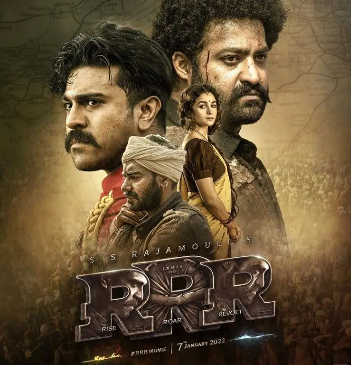 RRR movie poster | Photo: Instagram