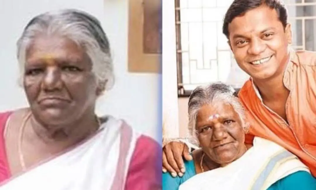 Madhavi Kumaran, Dhamajan with his mother