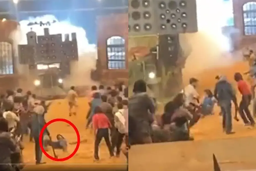 Actor Vishal averts near-death situation after truck loses control in 'Mark Antony' sets; video