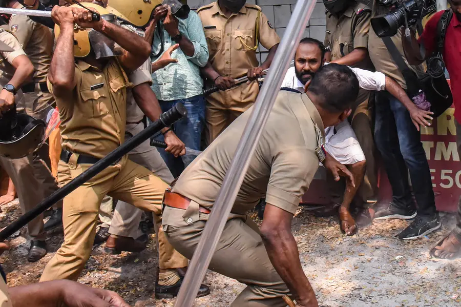 Kerala police lathicharges Youth Congress workers, party leaders slam govt action