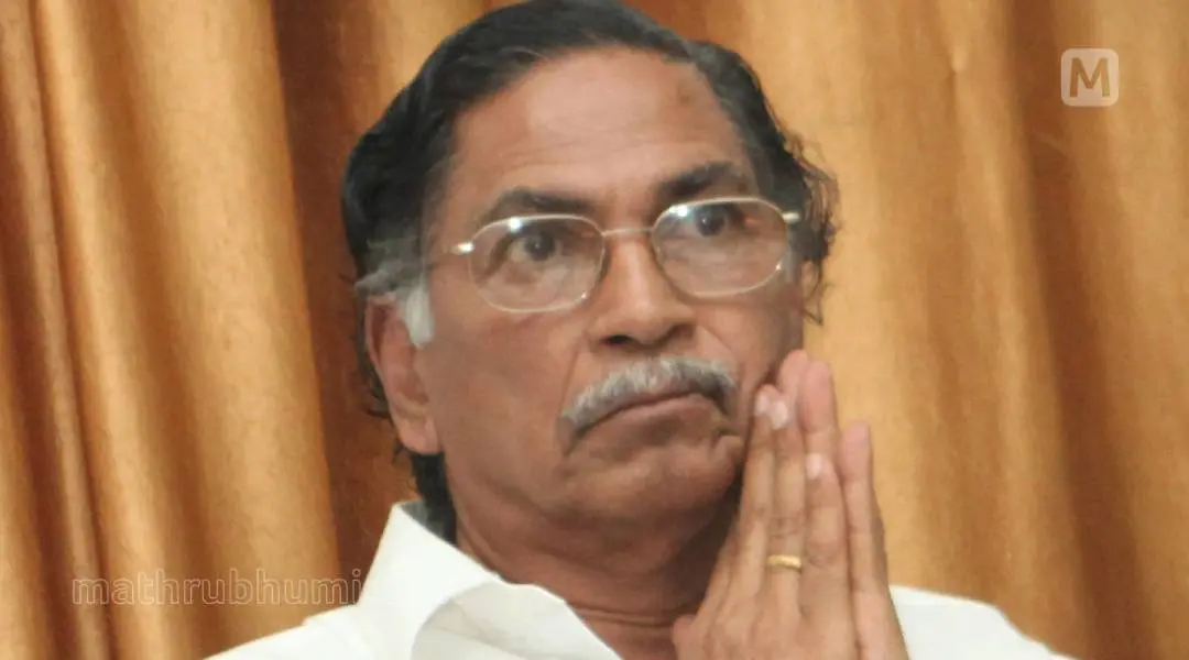 V Madhusoodanan Nair | Photo: Mathrubhumi