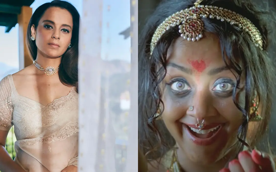 കങ്കണ, ചന്ദ്രമുഖിയിൽ ജ്യോതിക | ഫോട്ടോ: www.facebook.com/KanganaRanaut, സ്ക്രീൻഗ്രാബ്