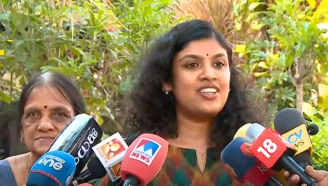Chintha Jerome / Photo: Screengrab from Mathrubhumi News
