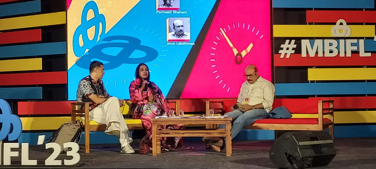 A moment from the session