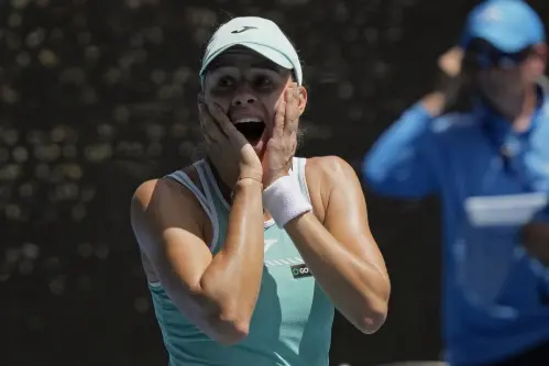 Unseeded Linette stuns Pliskova to make Australian Open semis