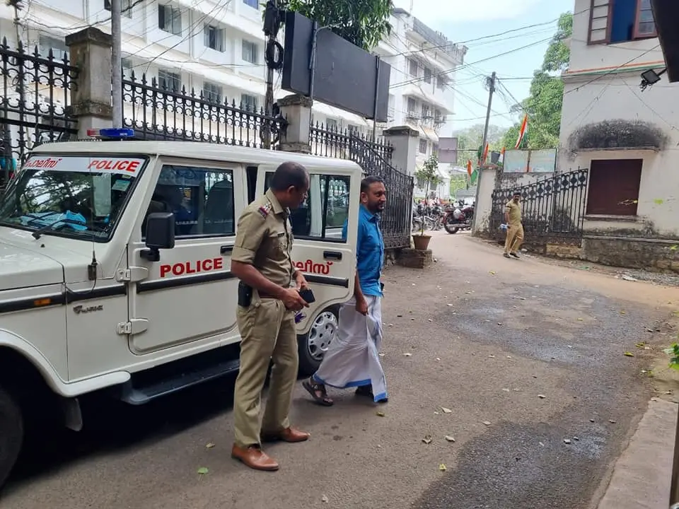 Police arrest PK Firoz | Photo: FB/Muslim Youth League
