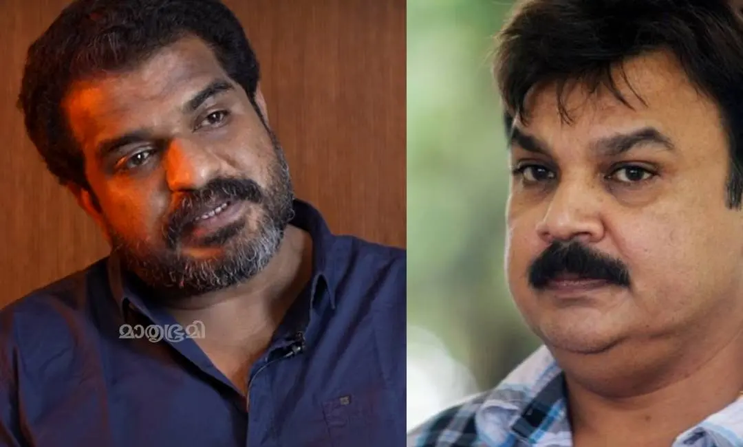 Dileesh Pothen, Edavela Babu | Photo: Mathrubhumi