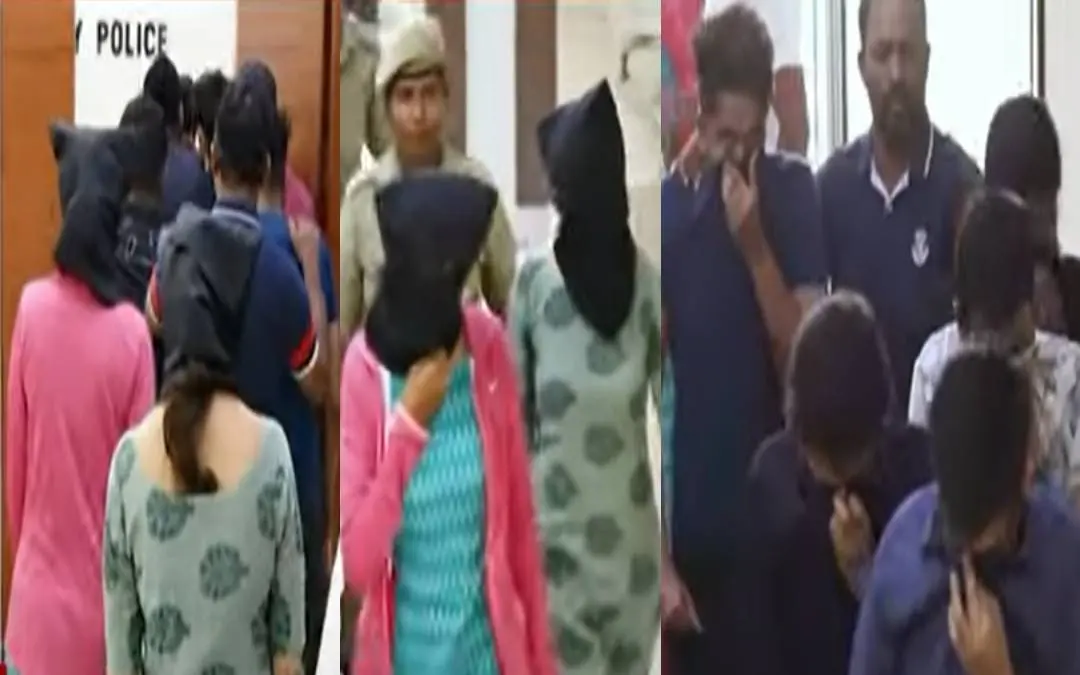 Medicos arrested in the drug hunt | Photo: Screengrab/Youtube.com/Newsfirst Kannada