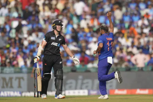 Shami helps India dismiss New Zealand for 108 in 2nd ODI