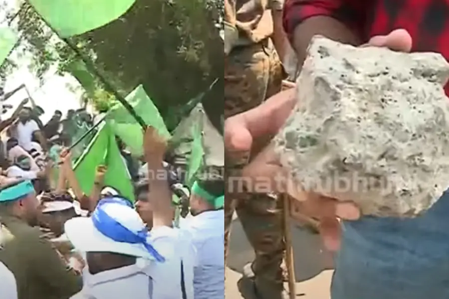 Youth League march turns violent in TVM, police lathi-charge party workers