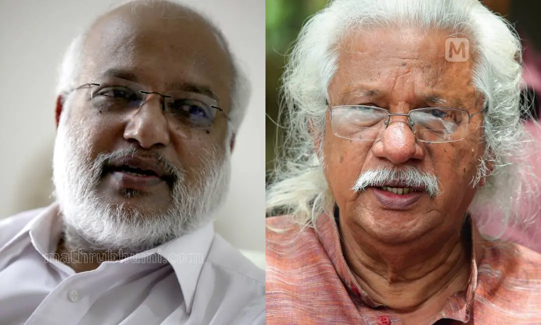 MA Baby, Adoor Gopalakrishnan | Photo: Mathrubhumi