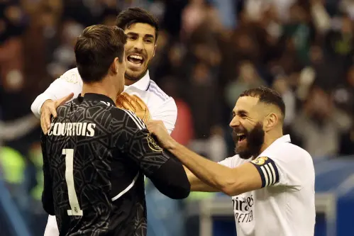 Courtois heroics help Real Madrid beat Valencia to reach Super Cup final