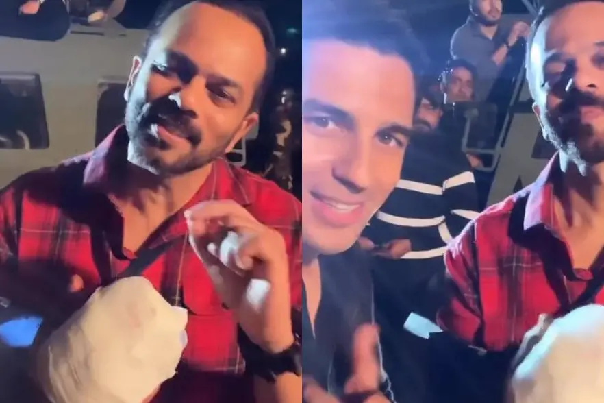 Rohit Shetty back in action after sustaining injury, Sidharth Malhotra calls him 'inspiration'