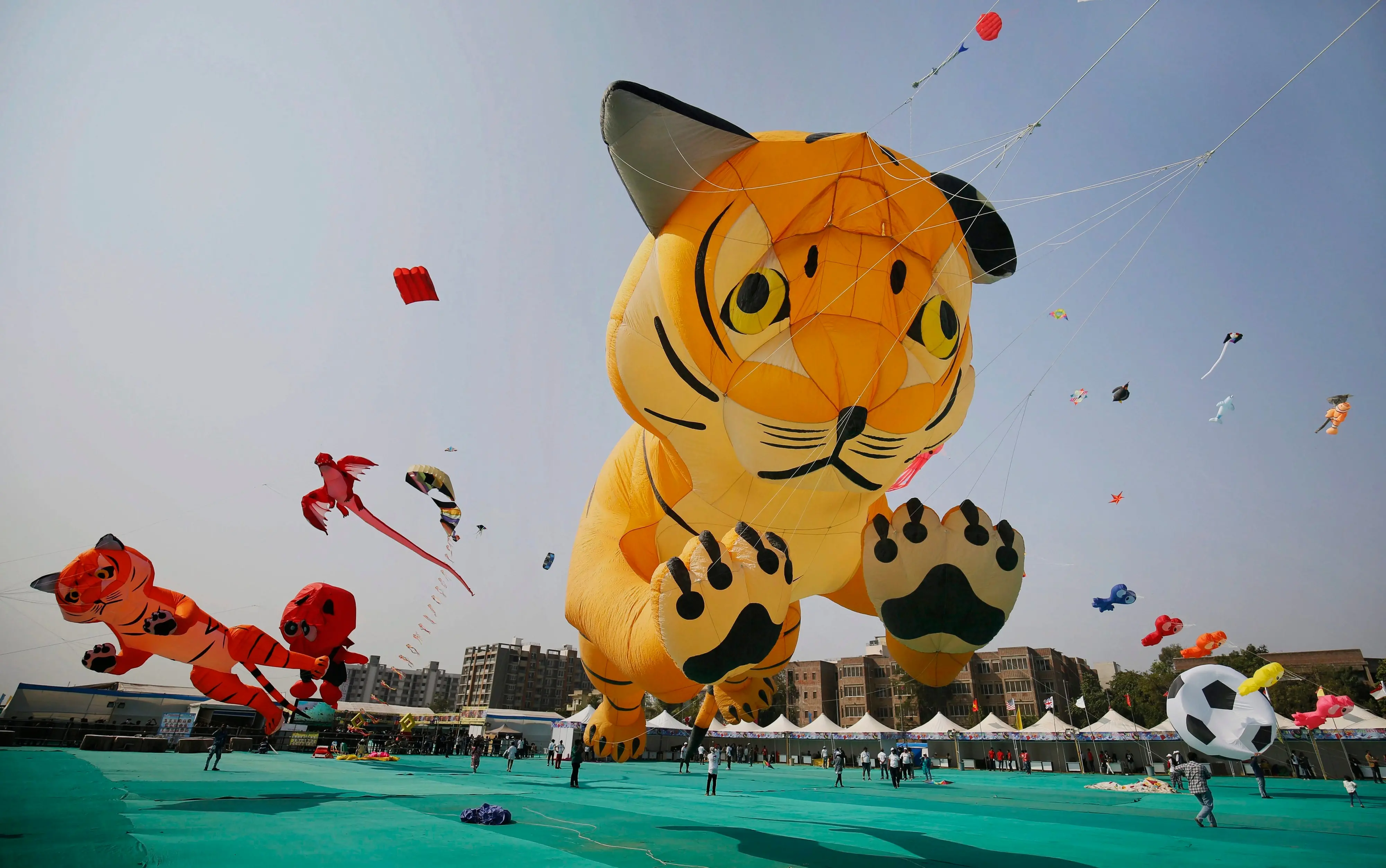 International Kite Festival in Ahmedabad | Photo: PTI