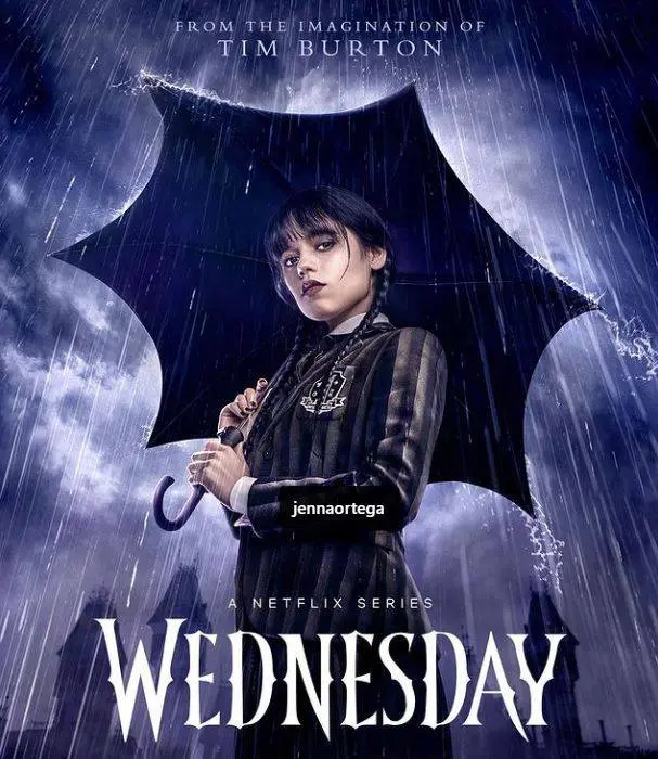 'Wednesday' series poster | Photo: www.instagram.com/wednesdaynetflix/