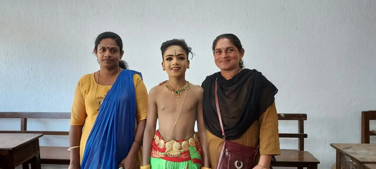 Bindu, Adithyan, Bindukumari | Photo: Mathrubhumi