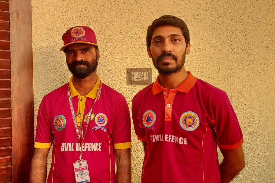 Nothing to fear; Civil defence volunteers offer services at Kalolsavam venues