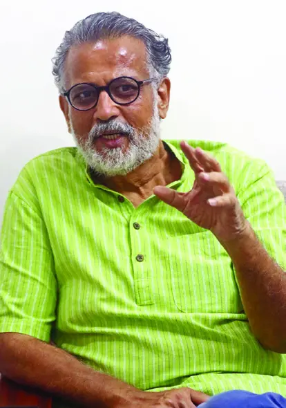 Social activist and Mahatma Gandhi's great-grandson Tushar Gandhi / Photo: Ridhin Damu, Mathrubhumi