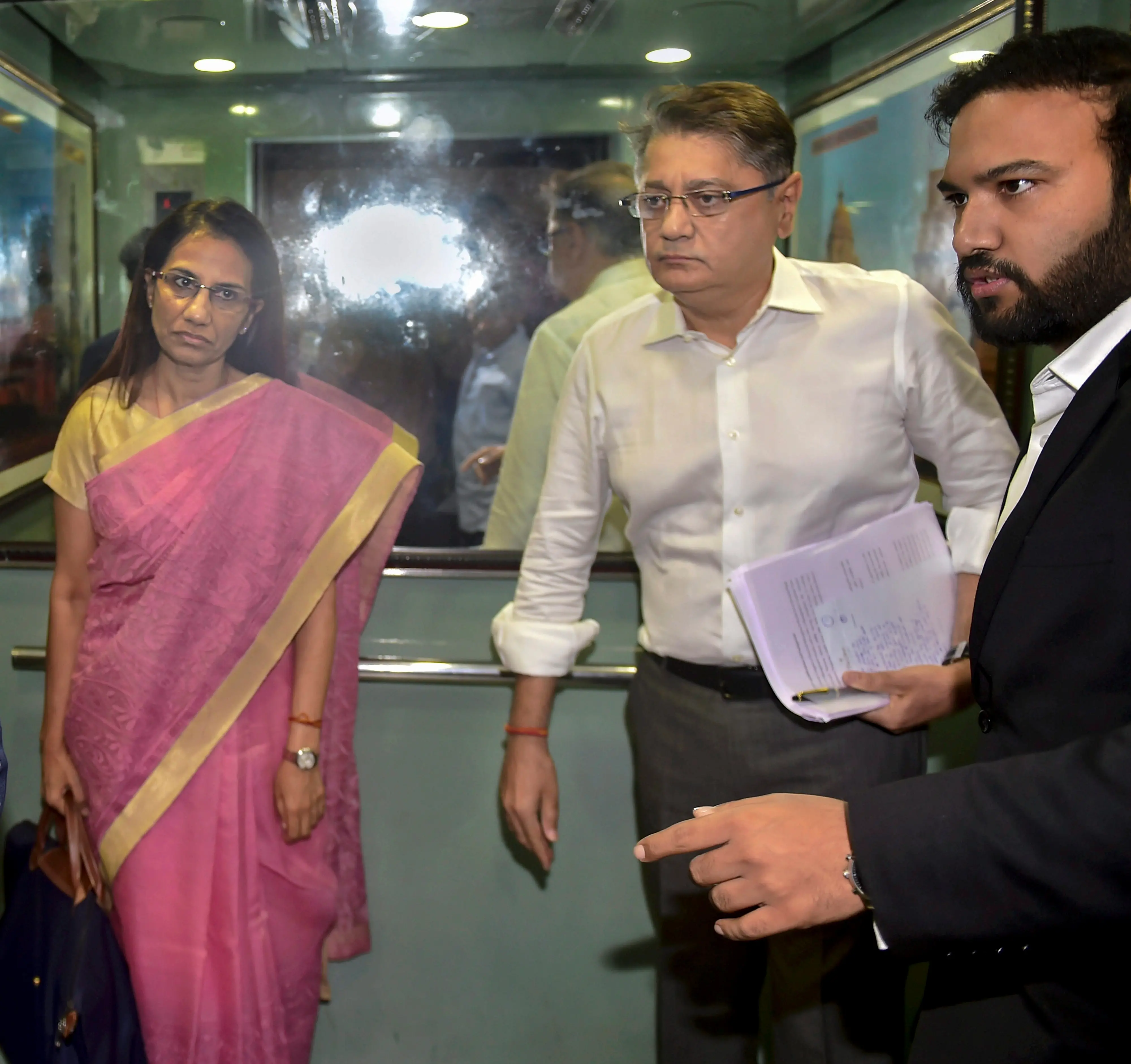 Chanda Kochhar and her husband Deepak Kochhar . Photo: PTI