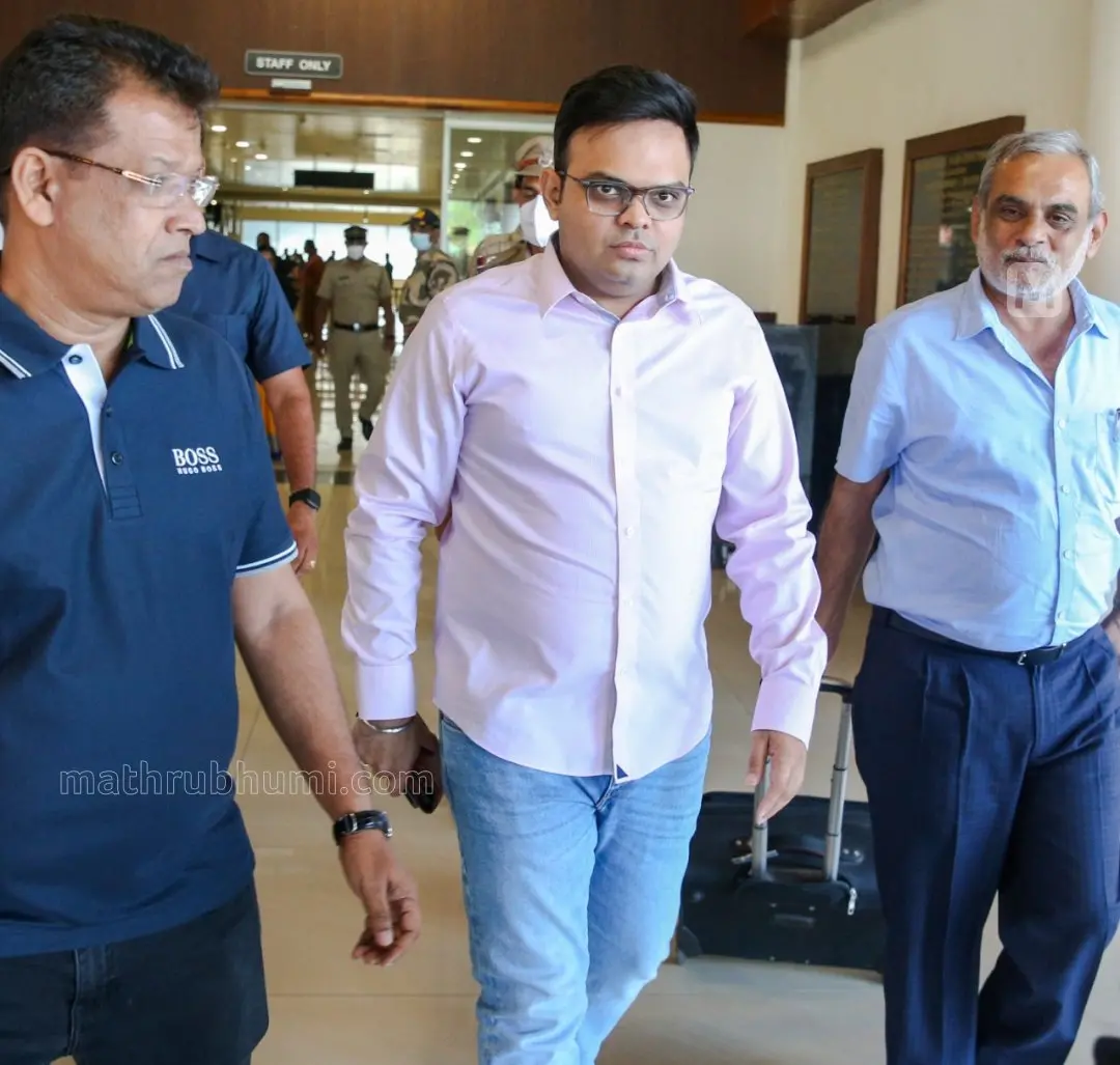 Jay Shah in Kochi ahead of IPL mini auction | Photo: Mathrubhumi/B Muraleekrishnan