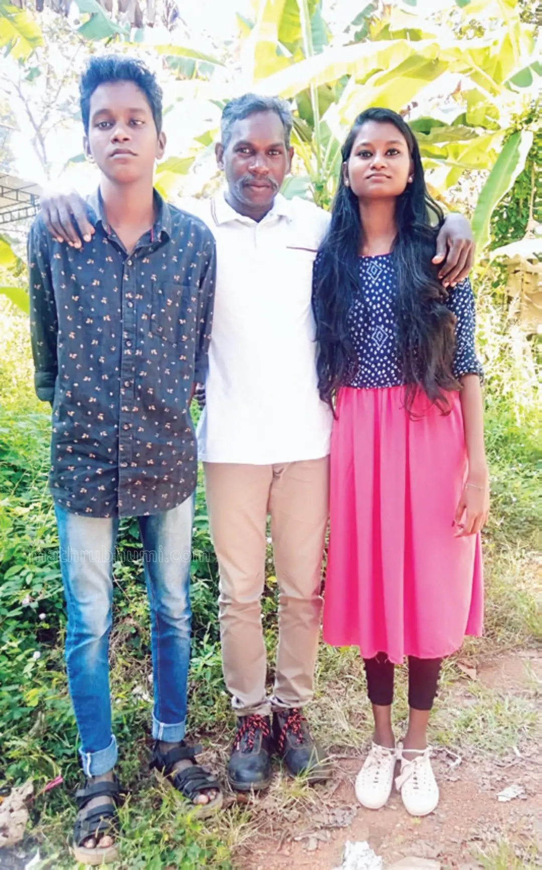 Subash with Anandu and Arya