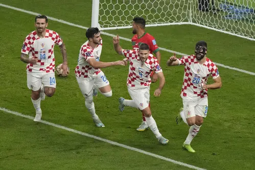 Croatia beat Morocco 2-1 to finish third in FIFA World Cup