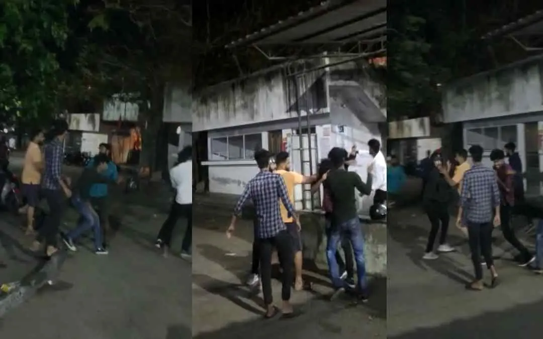 സംഘര്ഷത്തിന്റെ ദൃശ്യങ്ങള്