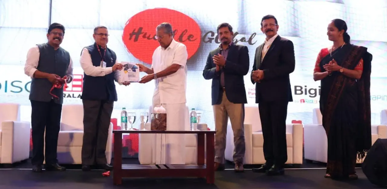 Pinarayi Vijayan at Huddle Global of KSUM | Photo: Facebook/KSUM