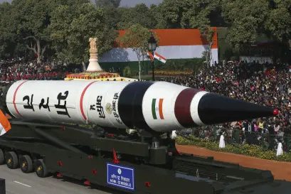 India test-fires Agni-V ballistic missile