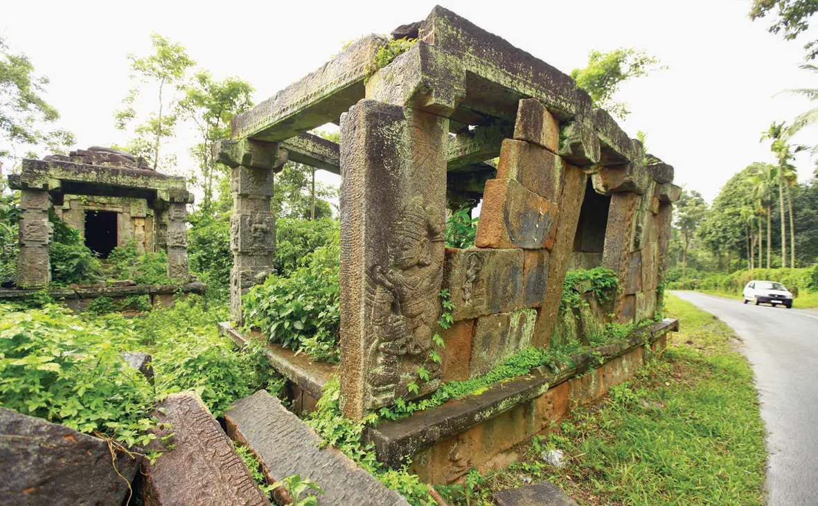 Remnants of a Jain temple in Wayanad l Photo: Mathrubhumi