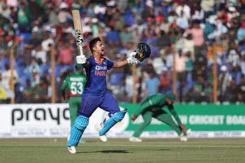 Record-breaking Kishan leads India to win over Bangladesh